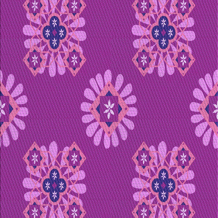 Patterned Fuchsia Magenta Purple Rug, pat2047pur