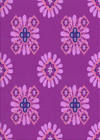 Machine Washable Transitional Fuchsia Magenta Purple Rug, wshpat2047pur