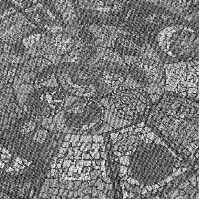 Patterned Dark Gray Rug, pat2048gry