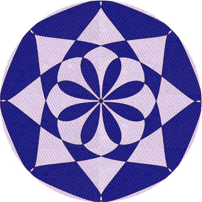 Square Machine Washable Transitional Blossom Pink Rug in a Living Room, wshpat2049pur