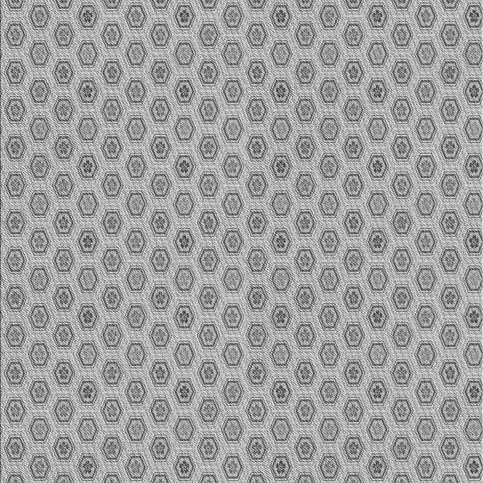 Machine Washable Transitional Platinum Gray Rug, wshpat205gry