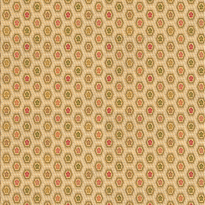 Patterned Orange Rug, pat205org