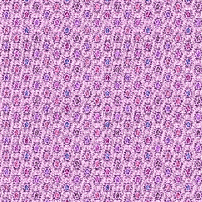 Machine Washable Transitional Blossom Pink Rug, wshpat205pur