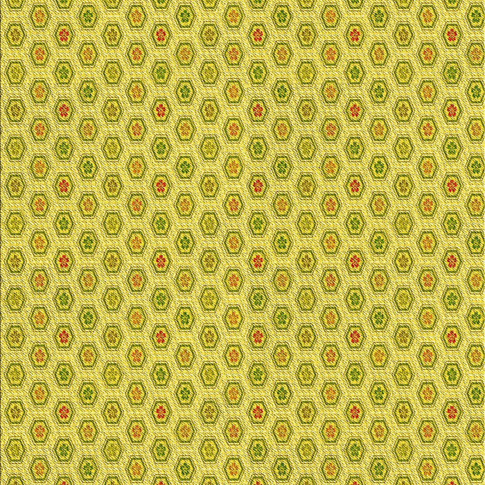 Patterned Yellow Rug, pat205yw