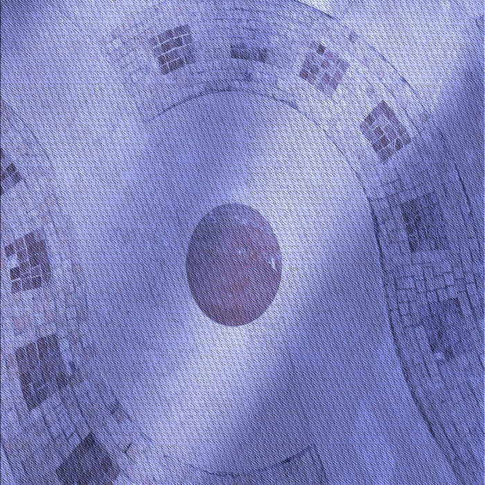 Patterned Purple Mimosa Purple Rug, pat2052blu