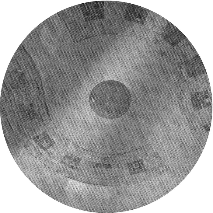 Square Machine Washable Transitional Grey Gray Rug in a Living Room, wshpat2052gry