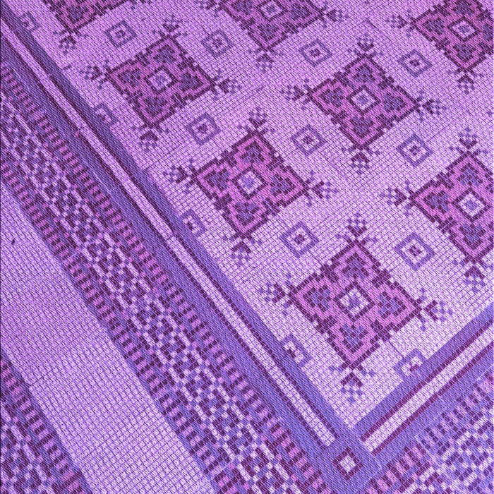Machine Washable Transitional Violet Purple Rug, wshpat2053pur