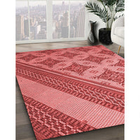 Patterned Red Rug, pat2053rd