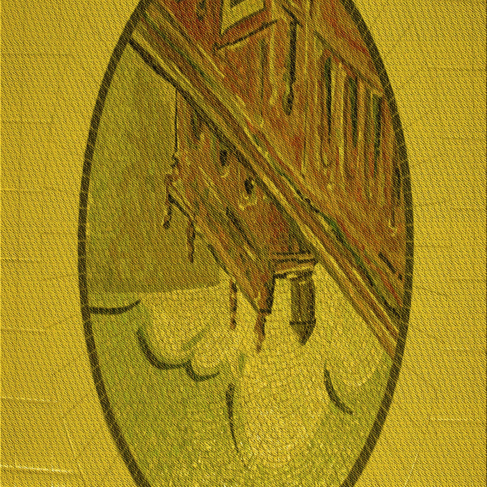 Machine Washable Transitional Dark Bisque Brown Rug, wshpat2054yw