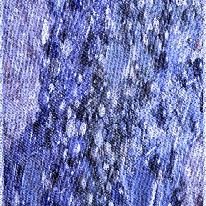 Patterned Denim Blue Rug, pat2056blu