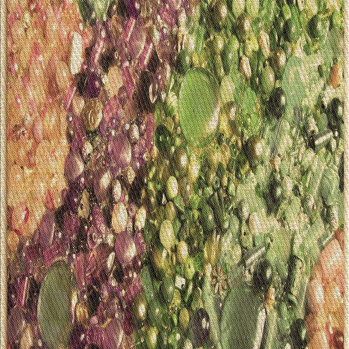 Patterned Saddle Brown Rug, pat2056brn