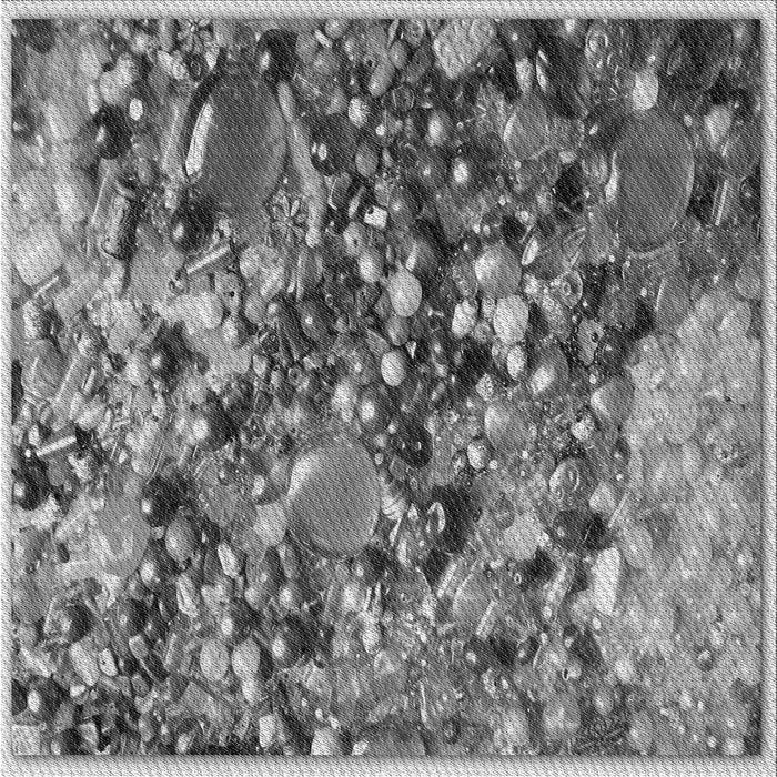 Round Machine Washable Transitional Dark Gray Rug, wshpat2056gry