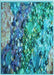 Patterned Turquoise Green Rug, pat2056lblu