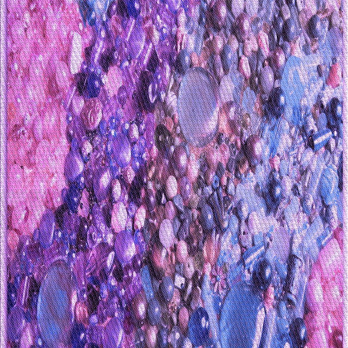 Patterned Bright Lilac Purple Rug, pat2056pur
