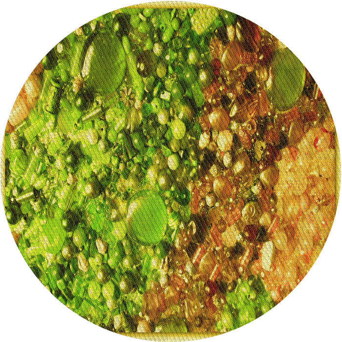 Square Machine Washable Transitional Dark Bronze Brown Rug in a Living Room, wshpat2056yw