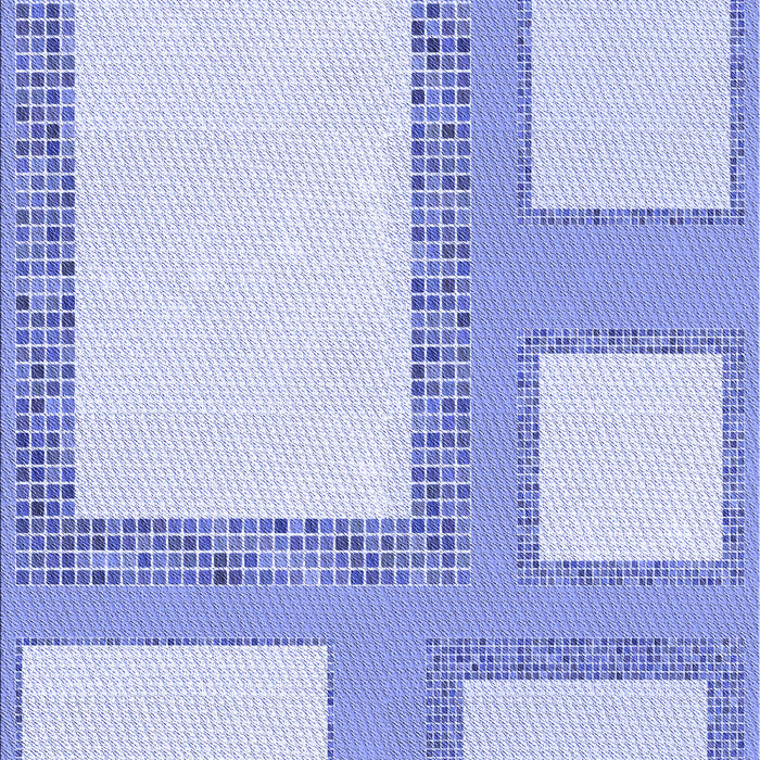 Patterned Blue Rug, pat2057blu