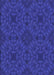 Machine Washable Transitional Cobalt Blue Rug, wshpat2058blu