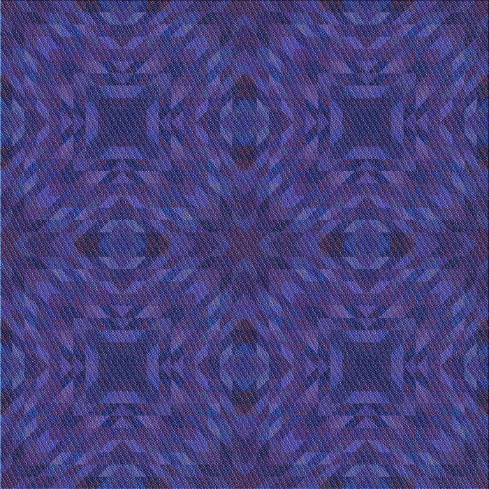 Round Patterned Royal Blue Rug, pat2058lblu