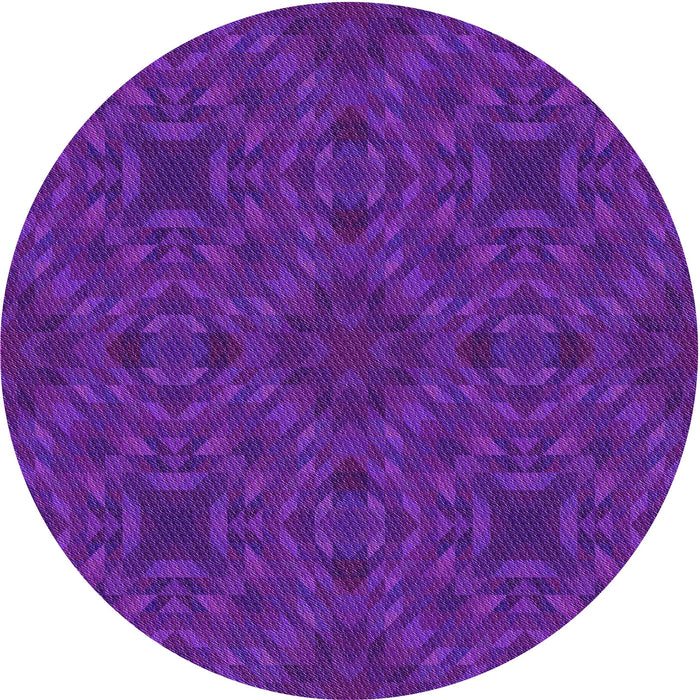 Square Machine Washable Transitional Bright Purple Rug in a Living Room, wshpat2058pur