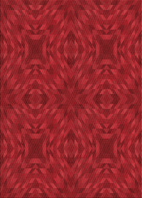 Machine Washable Transitional Red Rug, wshpat2058rd