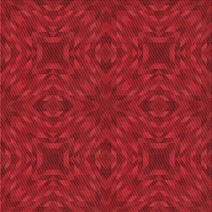 Round Patterned Red Rug, pat2058rd