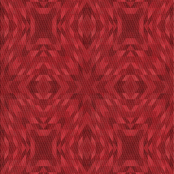 Patterned Red Rug, pat2058rd