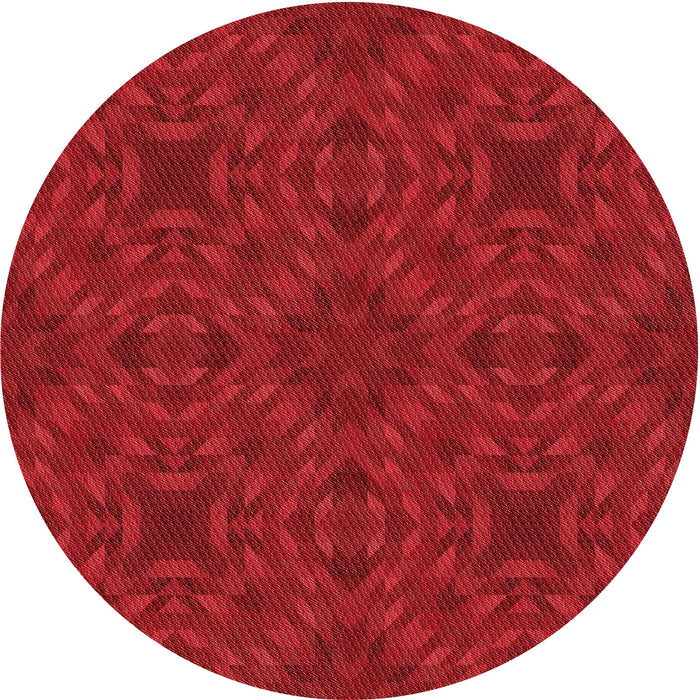 Square Machine Washable Transitional Red Rug in a Living Room, wshpat2058rd