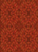 Patterned Scarlet Red Rug, pat2058yw