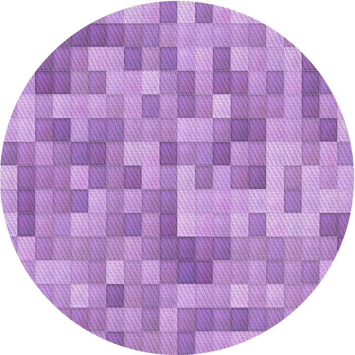 Square Machine Washable Transitional Violet Purple Rug in a Living Room, wshpat2059pur