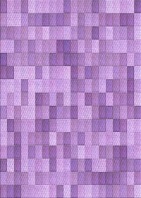 Machine Washable Transitional Violet Purple Rug, wshpat2059pur