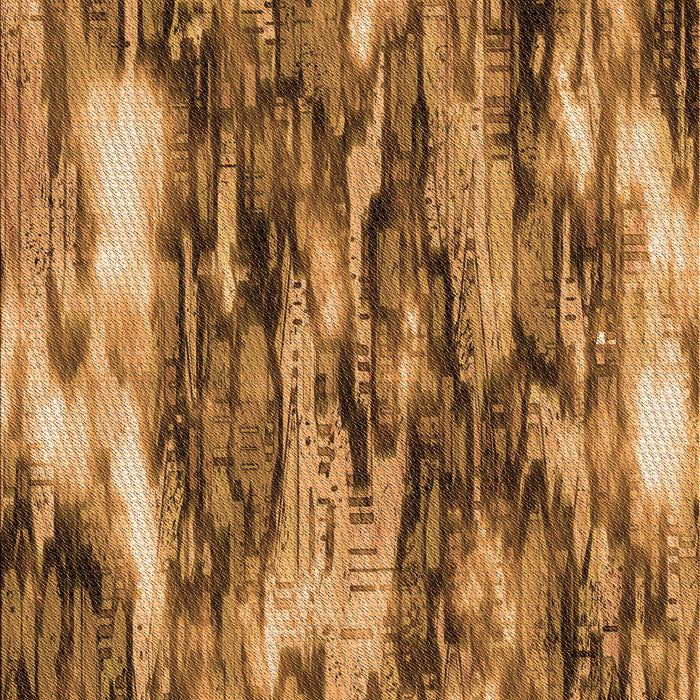 Patterned Saddle Brown Rug, pat206org