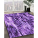 Machine Washable Transitional Purple Rug in a Family Room, wshpat206pur