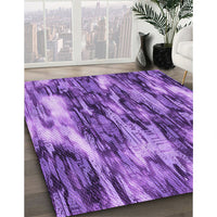 Patterned Purple Rug, pat206pur