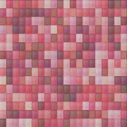 Square Patterned Pink Modern Rug, pat2060