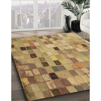 Patterned Orange Rug, pat2061brn