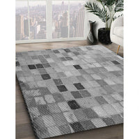 Patterned Smokey Gray Rug, pat2061gry