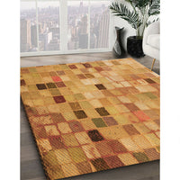 Patterned Orange Rug, pat2061org