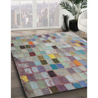 Patterned Cloud Gray Novelty Rug, pat2061