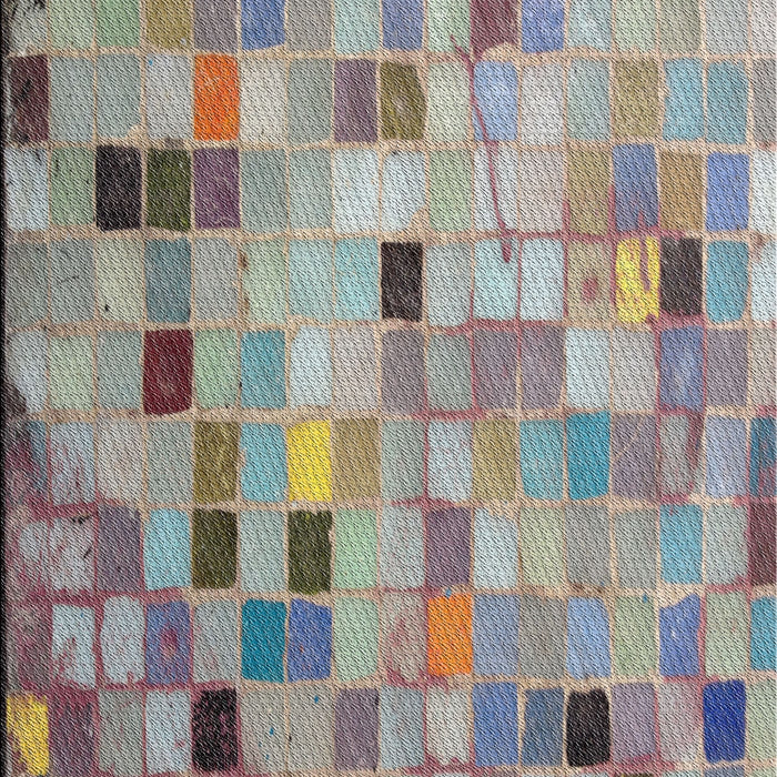 Patterned Cloud Gray Novelty Rug, pat2061