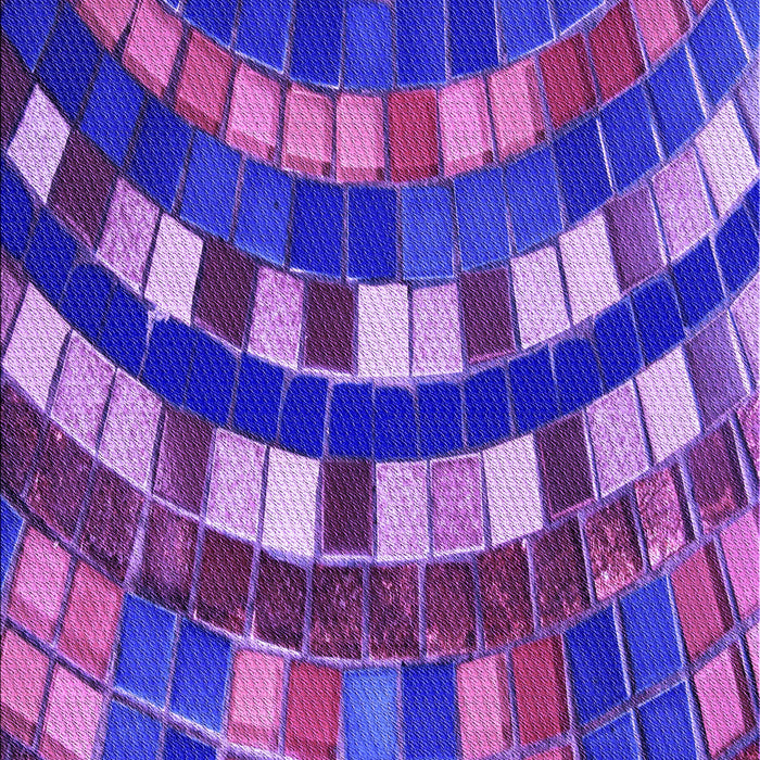 Patterned Bright Purple Rug, pat2062pur