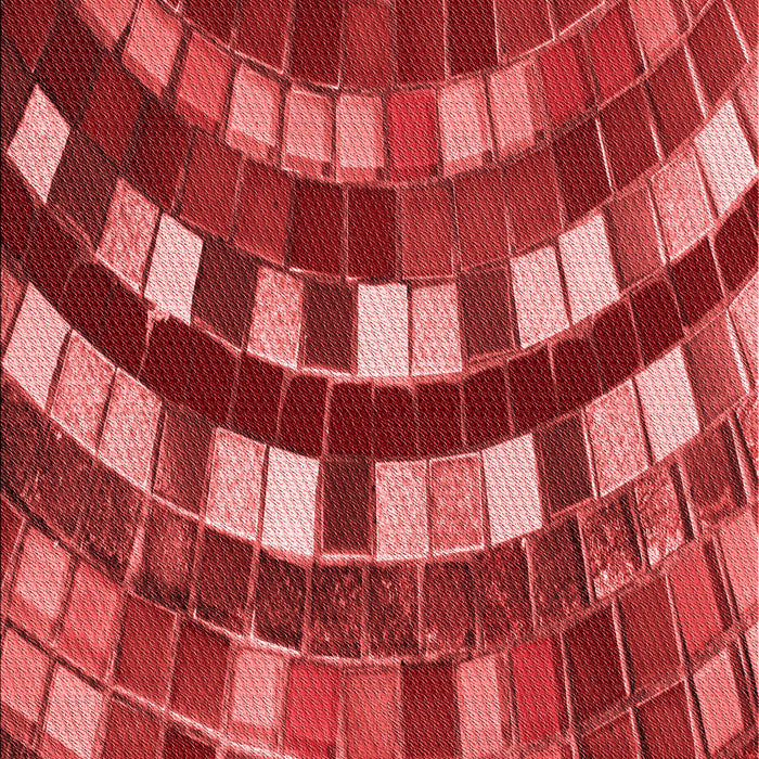 Patterned Red Rug, pat2062rd