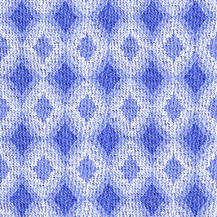 Patterned Light Slate Blue Rug, pat2063blu