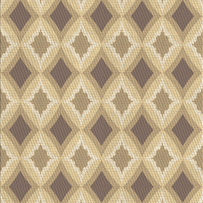 Machine Washable Transitional Copper Brown Rug, wshpat2063brn