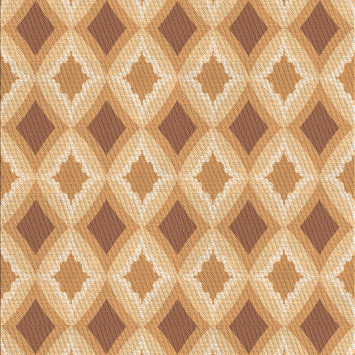 Patterned Orange Rug, pat2063org