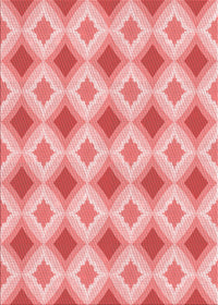 Machine Washable Transitional Pastel Pink Rug, wshpat2063rd