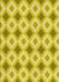 Machine Washable Transitional Yellow Rug, wshpat2063yw