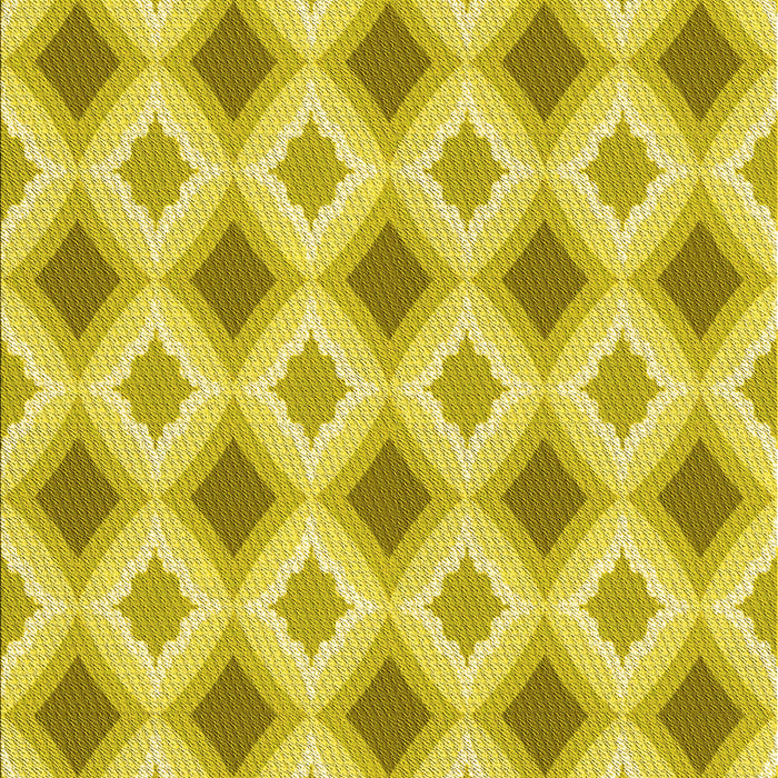 Machine Washable Transitional Yellow Rug, wshpat2063yw
