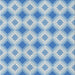 Square Patterned Light Blue Novelty Rug, pat2063