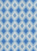 Patterned Light Blue Novelty Rug, pat2063