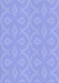 Machine Washable Transitional Sky Blue Rug, wshpat2064blu